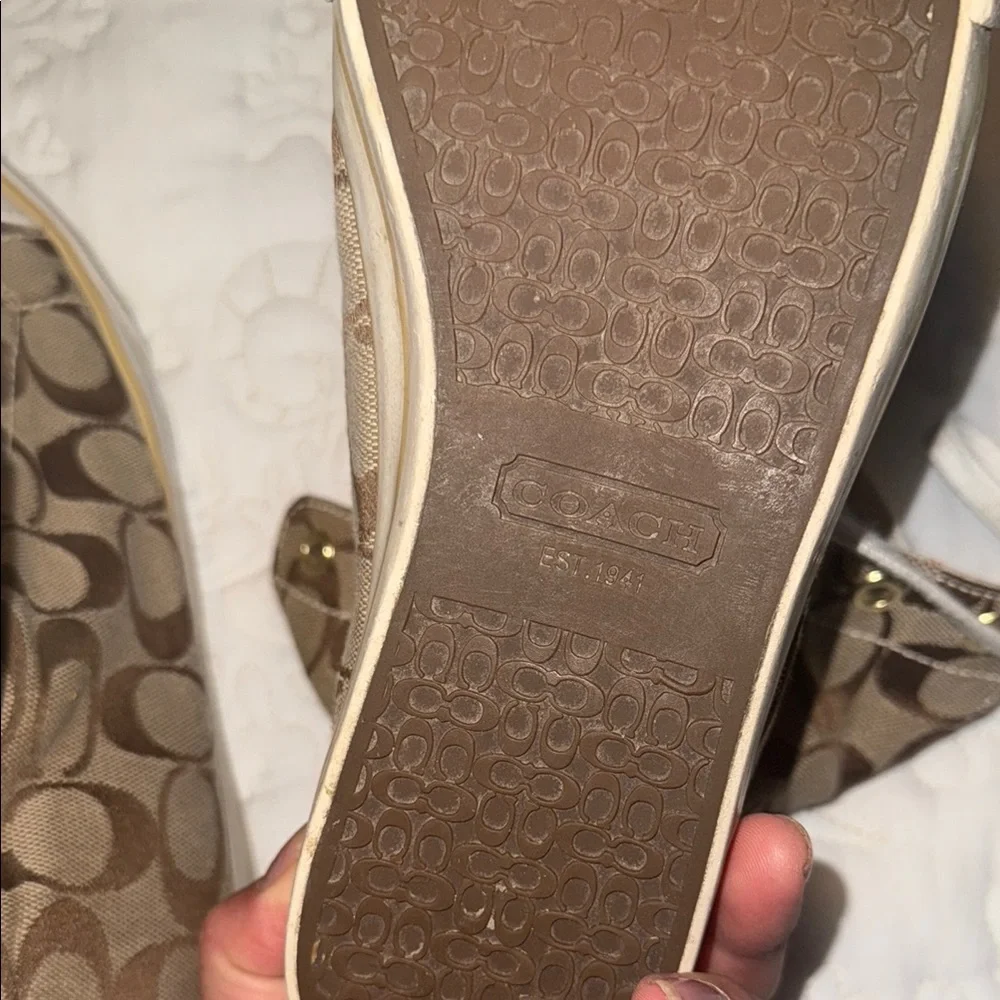 Coach Women's High-Top Sneakers - Brown - Picture 4 of 4